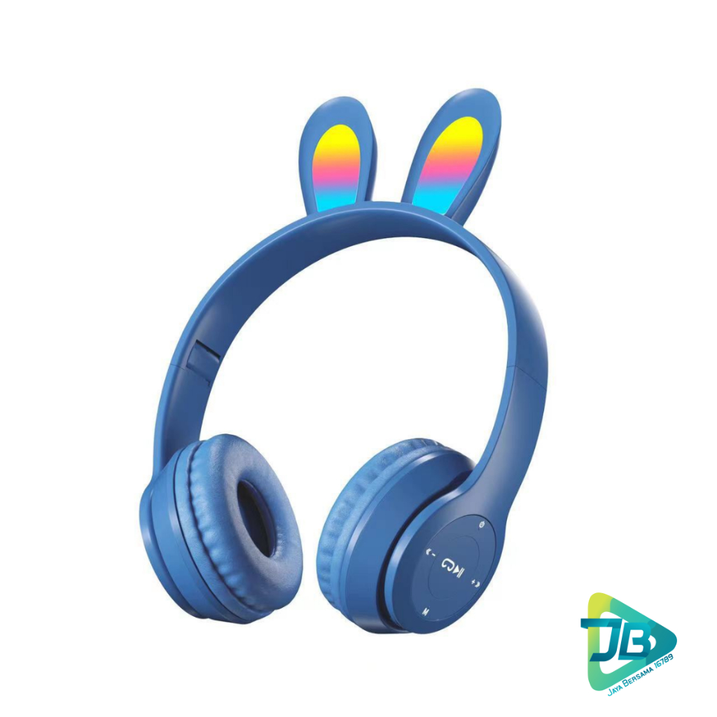 P47R CAT EARS HEADSET headphone Hf bando telinga kucing LED BANDO BLUETOOTH wireles RGB GAME HEADSET G-P47R LED WIRELESS super BASS JB8955