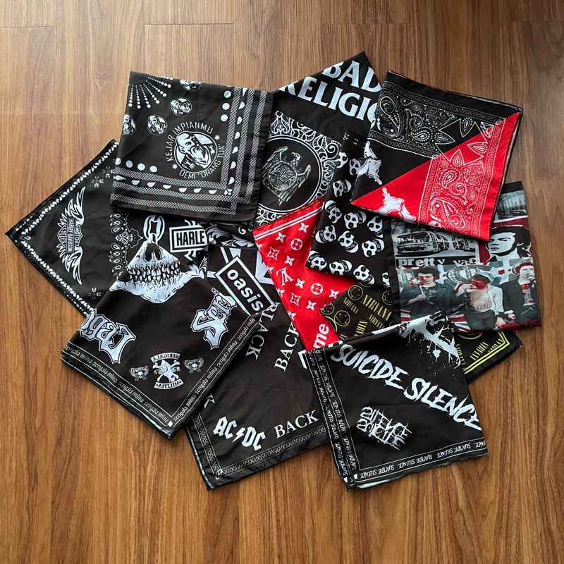 [COD] SLAYER BANDANA MUSIC BAND PREMIUM MURAH