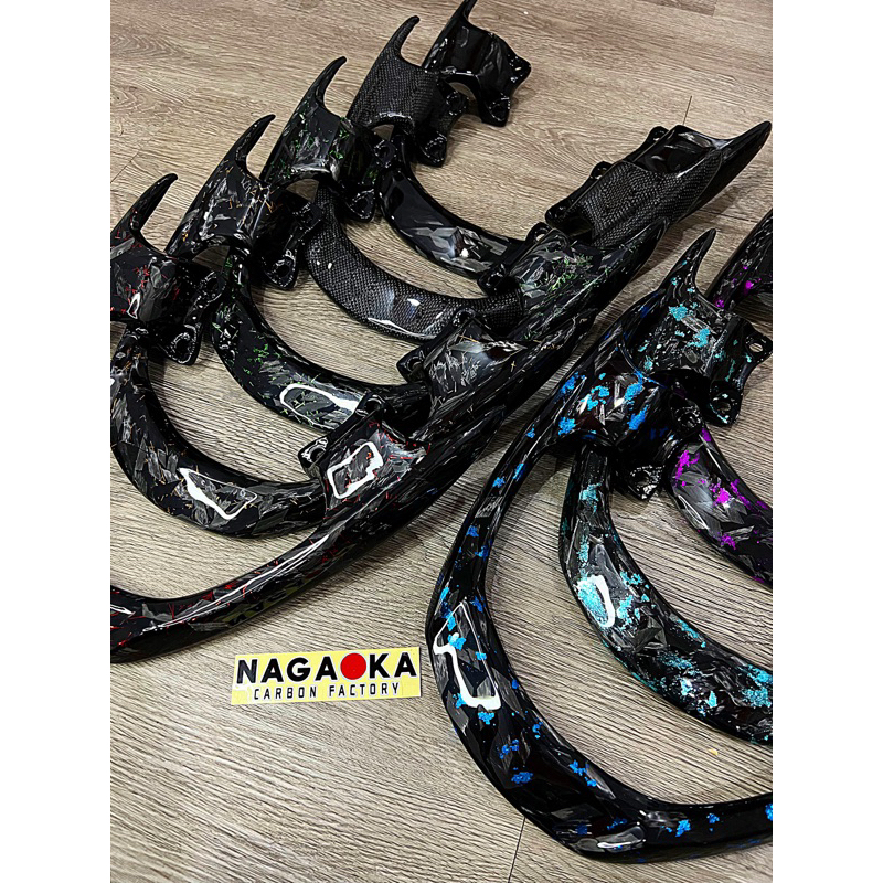 BEHEL MIO AMORE KARBON KEVLAR HEXAGON CARBON REAL SPORTY BEGEL PEGANGAN JOK DUDUKAN BODY FORGED SEIN