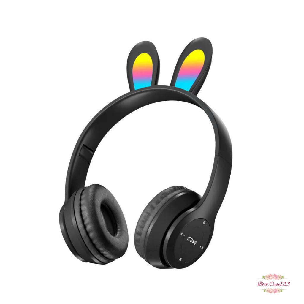 P47R CAT EARS HEADSET headphone Hf bando telinga kucing LED BANDO BLUETOOTH wireles RGB GAME HEADSET G-P47R LED WIRELESS super BASS BC8069