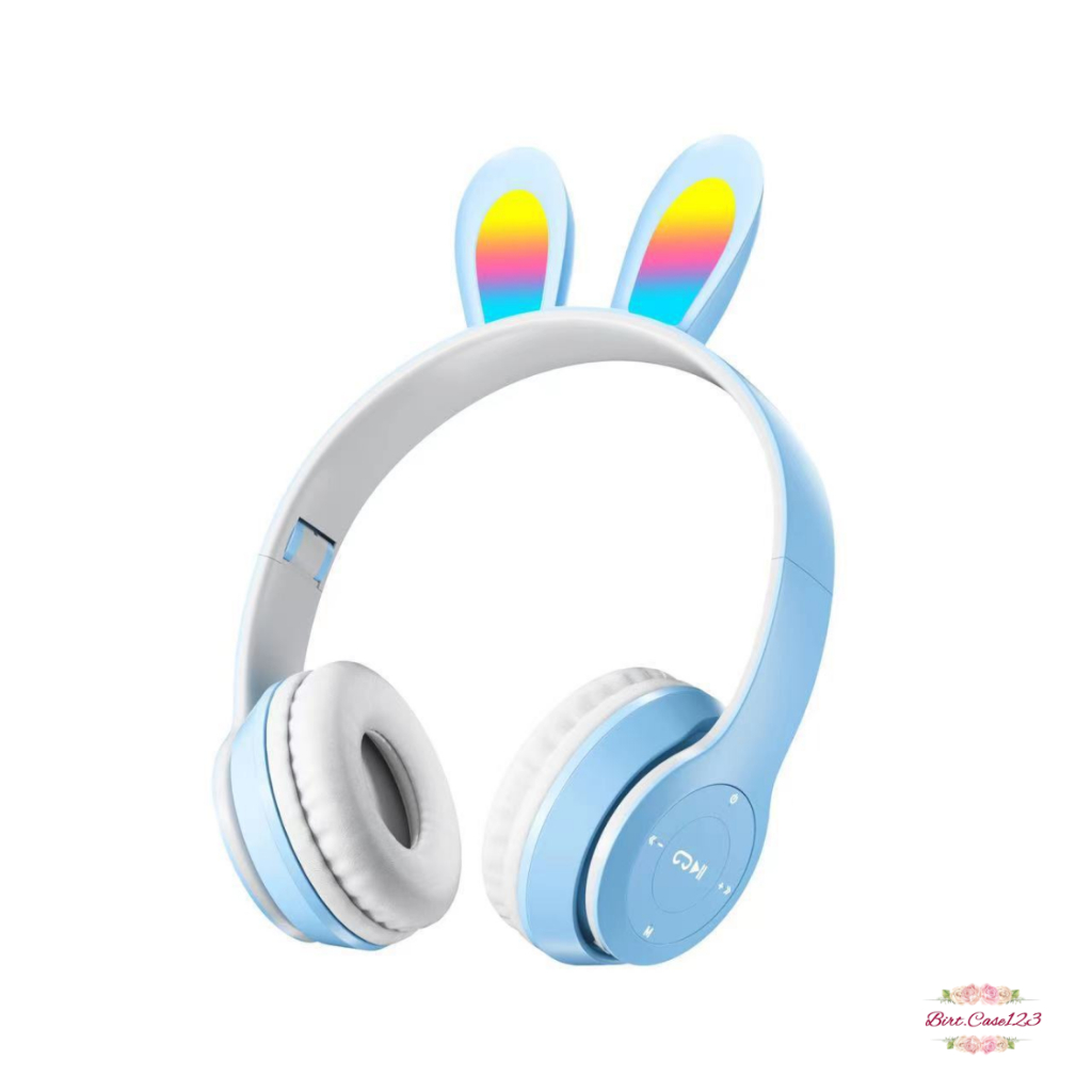 P47R CAT EARS HEADSET headphone Hf bando telinga kucing LED BANDO BLUETOOTH wireles RGB GAME HEADSET G-P47R LED WIRELESS super BASS BC8069