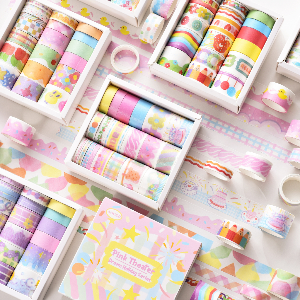 Stiker RAINBOW CHRISTAL LUCU / Stiker Rainbow Roll /Stiker Roll Rainboww