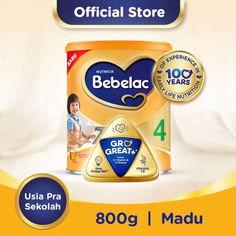 Bebelac 4 Vanilla/Madu - 800gr