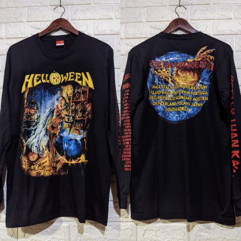 KAOS BAND HELLOWEEN LONG SLEEVE
