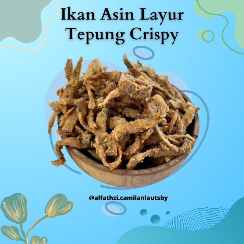 

(Camilan Laut Sby) Ikan Asin Layur Tepung Crispy 500gr