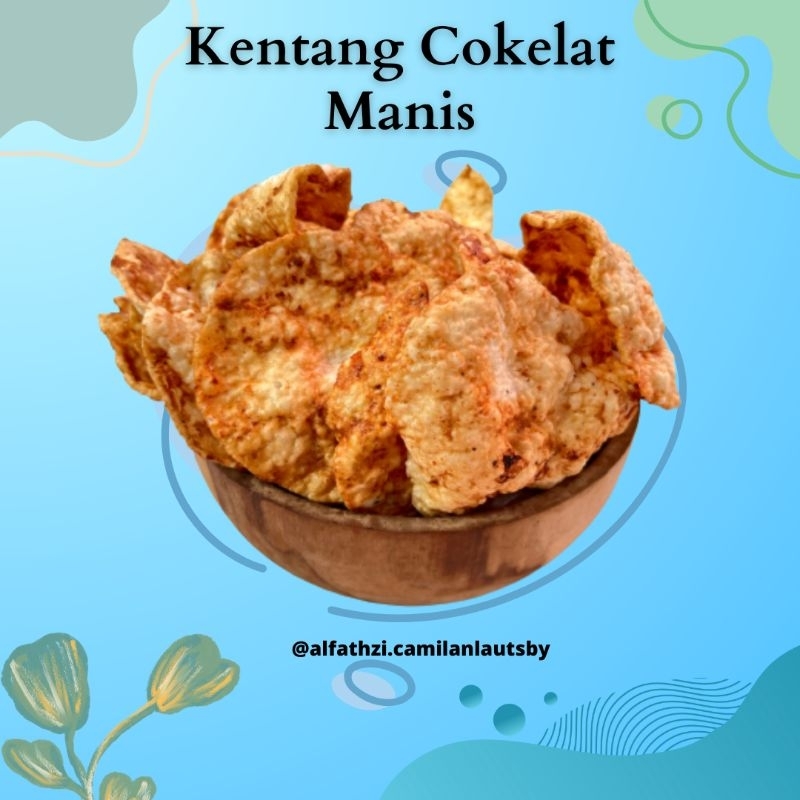 

(Camilan Laut Sby) Keripik Kentang Cokelat Manis 250gr