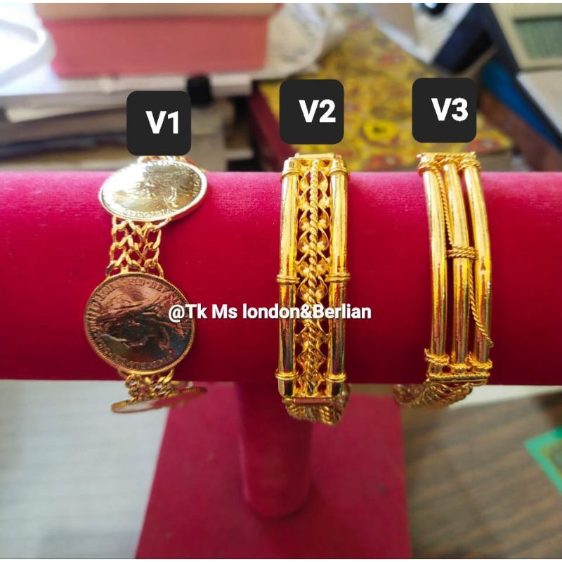 Acc Gelang EMas 24K Kadar 99,99%.