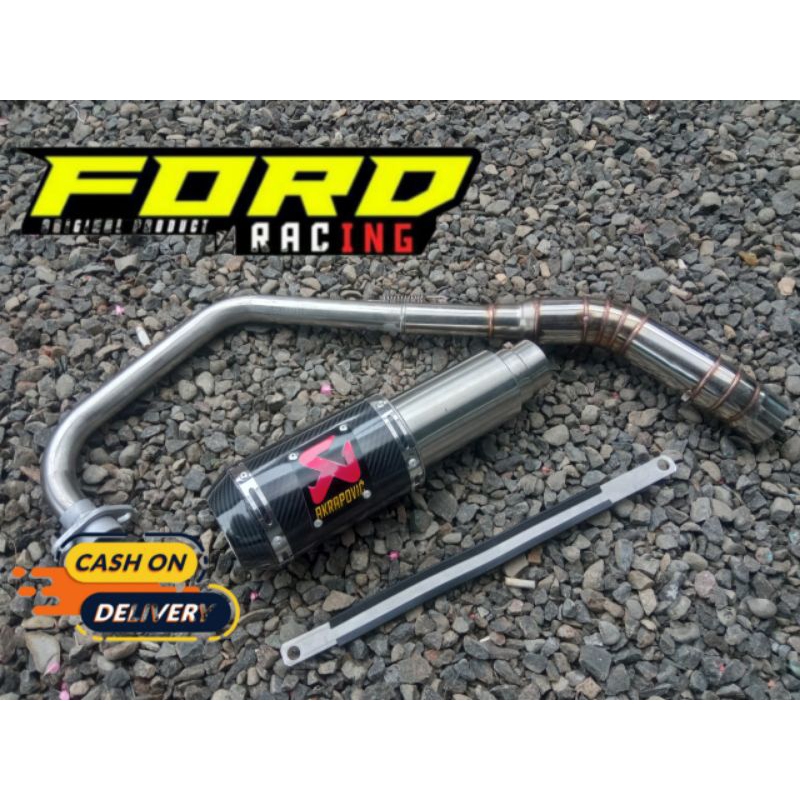 Knalpot akrapovic GP lorenzo cbr150 r15 vixion byson