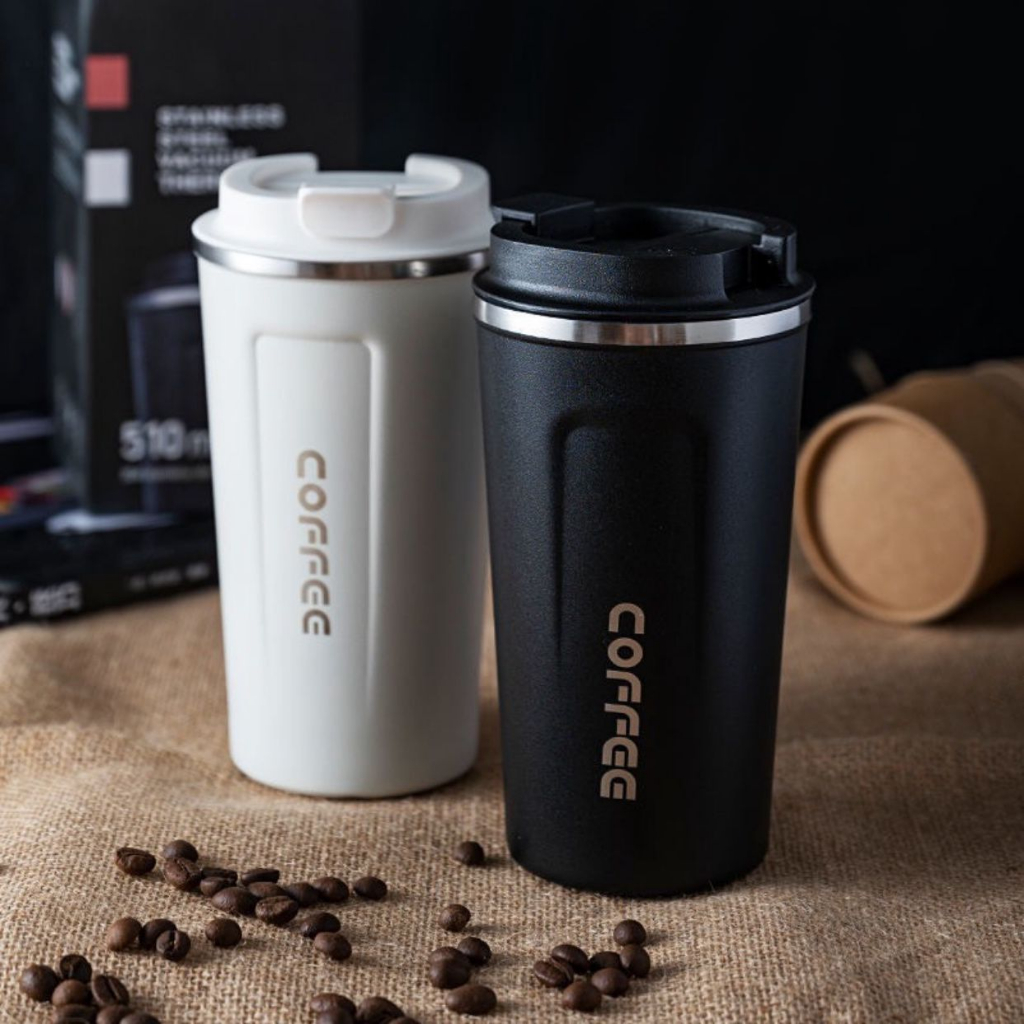 Dianta TRAVEL MUG TERMOS KOPI GELAS AIR MINUM Tahan panas Termos