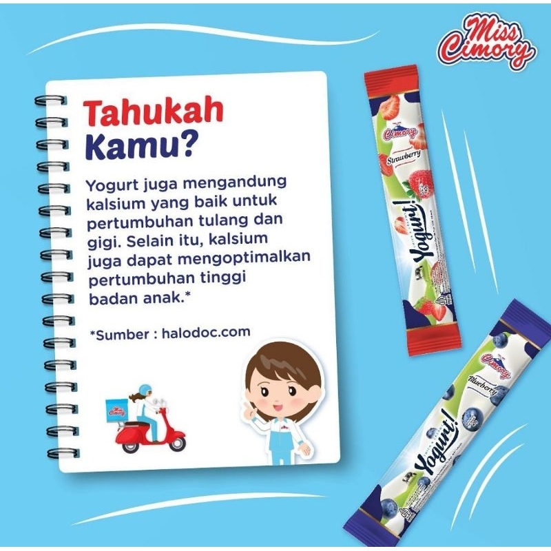 

CIMORY YOGURT STICK 40GR BELI 20 FREE SAMPLE 6PC