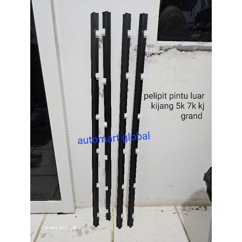 Pelipit kaca pintu luar kijang grand 5k 7k per 4pc