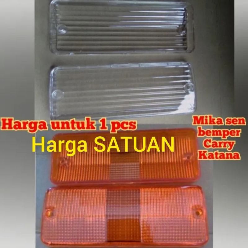 MIKA LAMPU SEN BEMPER MOBIL SUZUKI CARRY ST 100 1.0 EXTRA JIMNY KATANA MIKA KUNING / CRYSTAL TERLARI