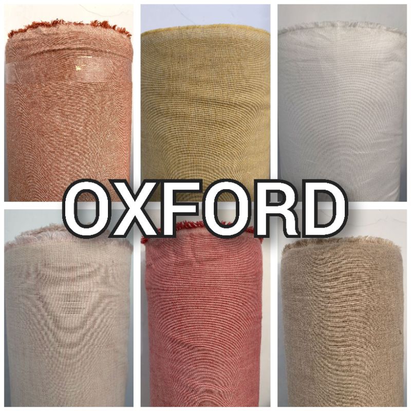 Kain Katun Oxford Bahan Kemeja Kain Oxford Meteran