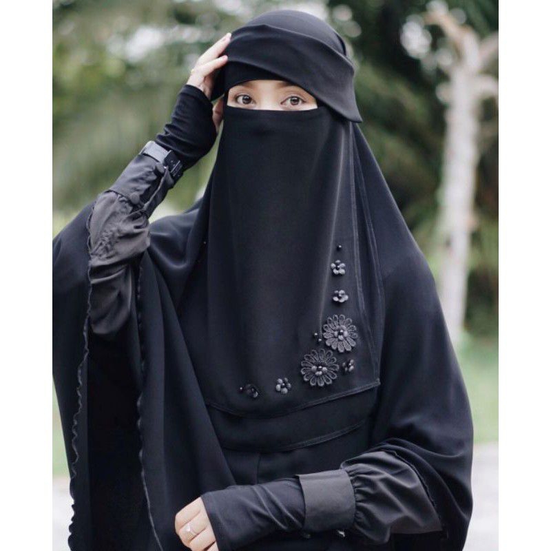 NIQOB MATA ELANG | NIQOB MOTIF | NIQOB MANIK | CADAR MOTIF