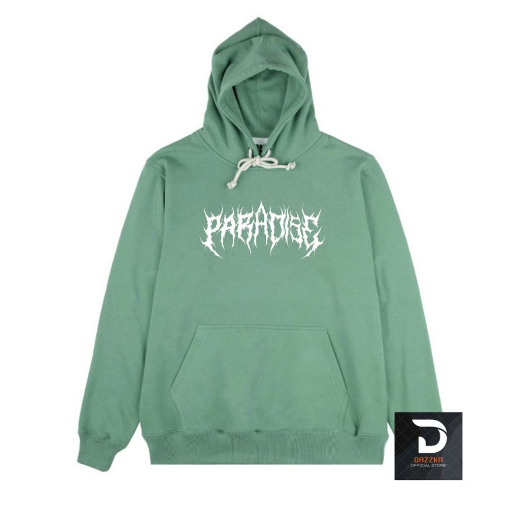 Sweater Hoodie Paradise Sage Green Pullover
