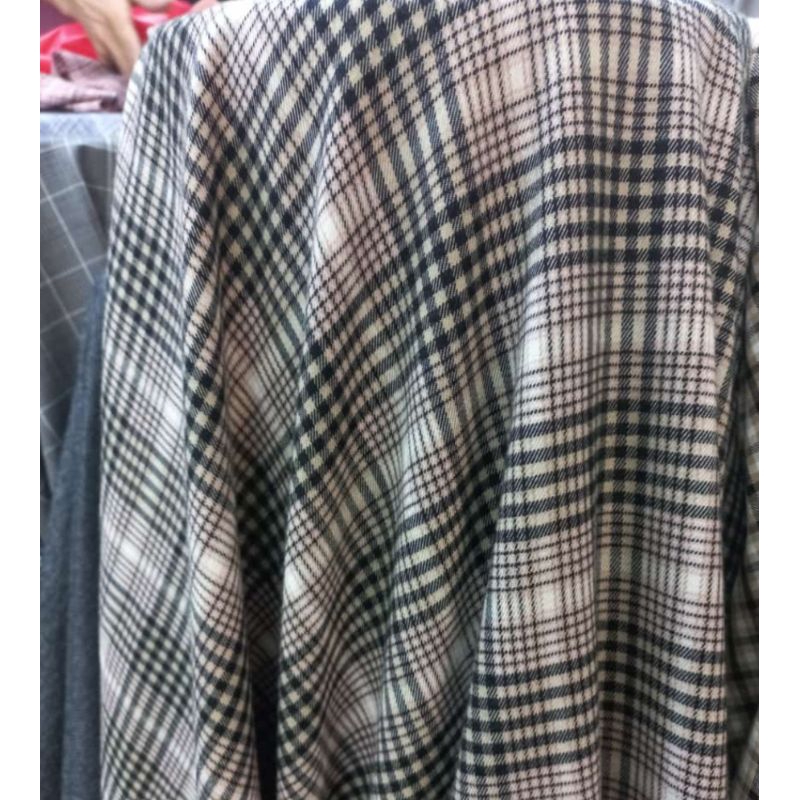 KAIN TWEED SEMI WOOL / BAHAN BLAZER / BAHAN TWEED MURAH / PABRIK TWEED