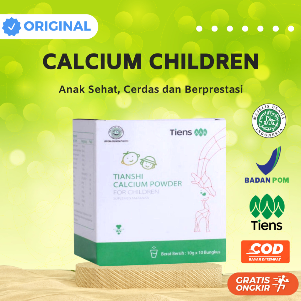 

[READY] Calcium Powder For Children Kalsium Anak Alami Nutrisi Anak dan Pertumbuhan Anak