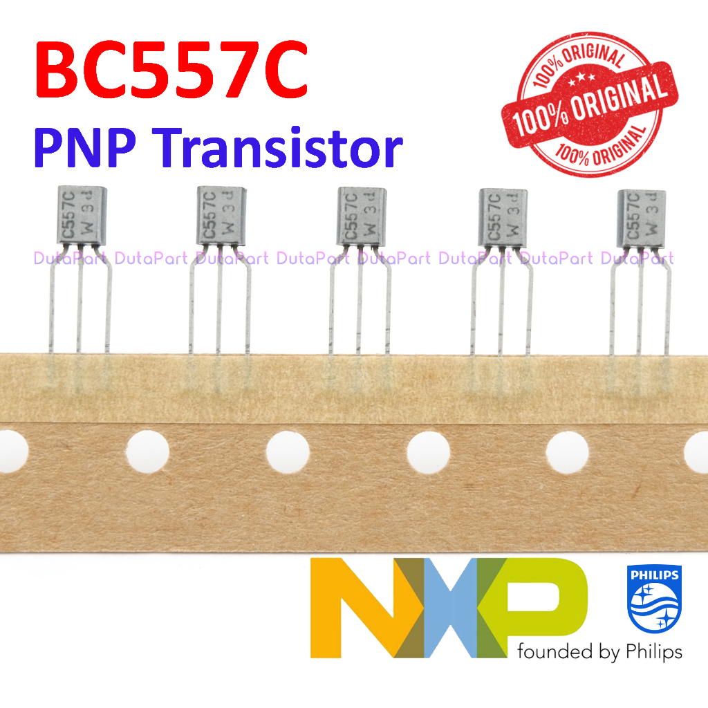 BC557C BC557 ORIGINAL NXP Philips PNP Transistor BC 557 C TO-92