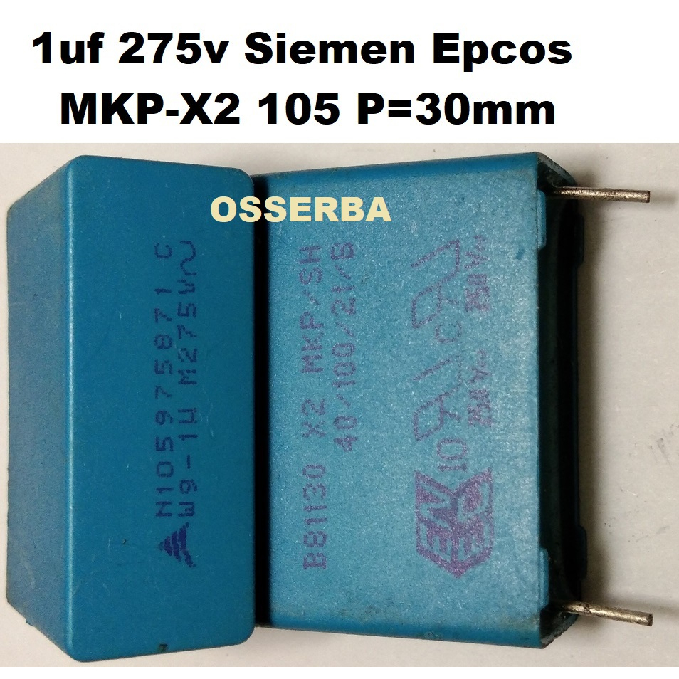 1 uf 275v Siemen Epcos MKP-X2 105 High End Capacitor