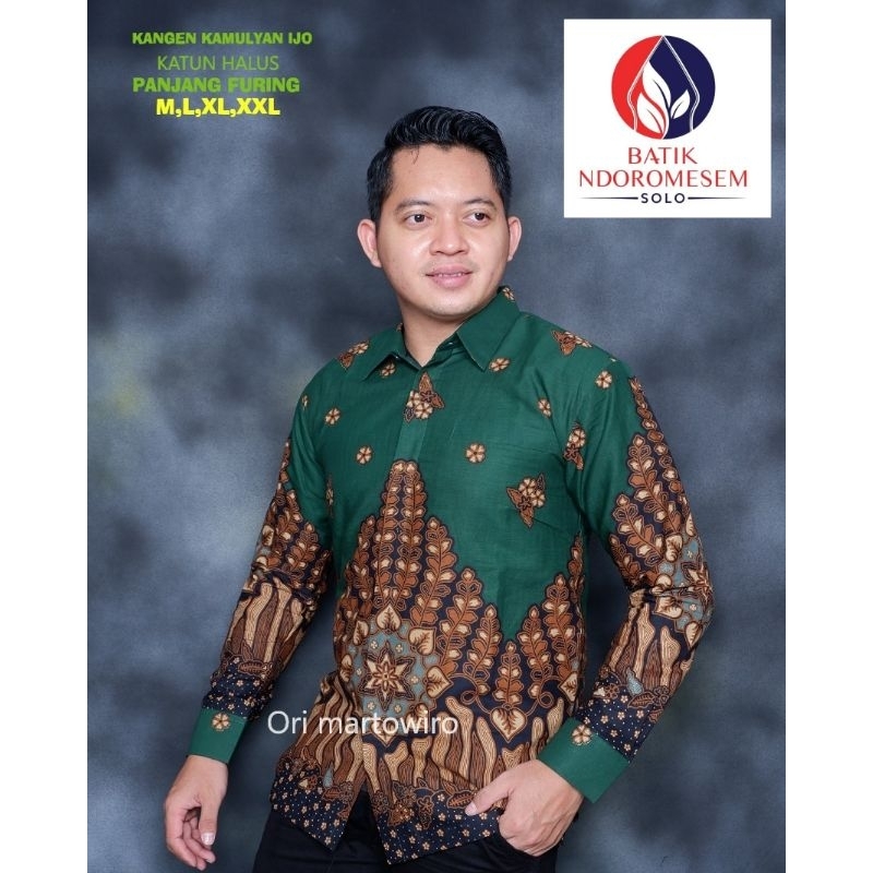 batik kangen ijo katun halus full furing