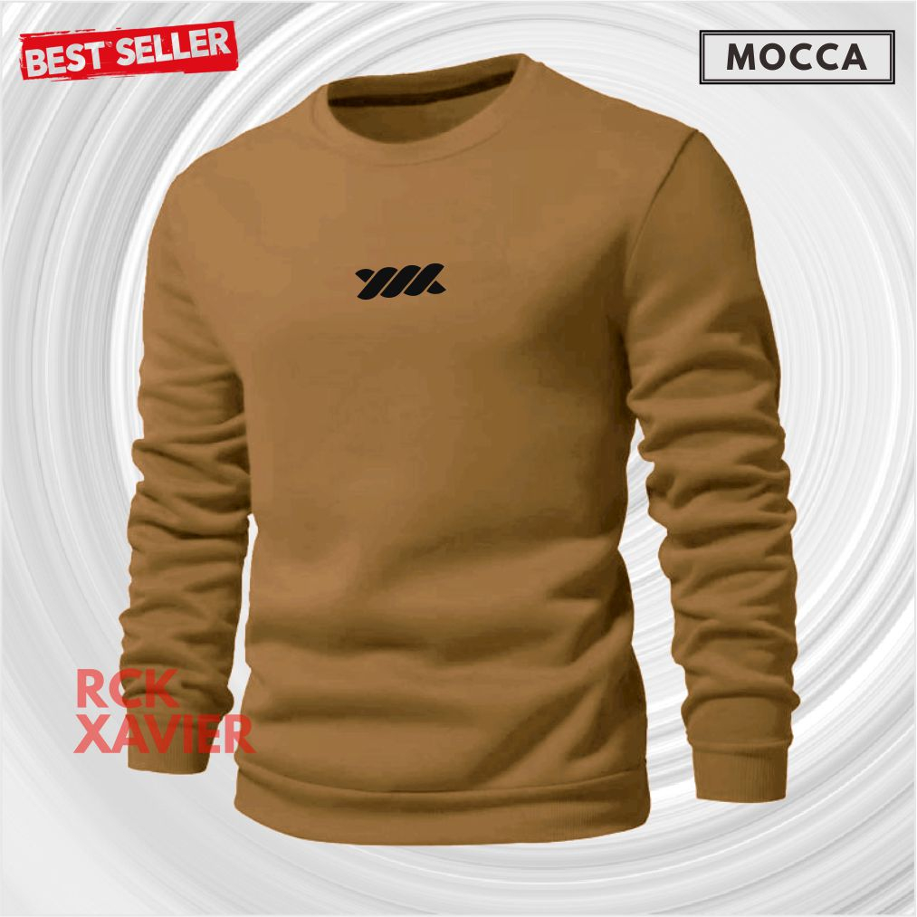 CREWNECK Sweater Oblong Pria Wanita Bahan Fleece Tebal Premium Distro