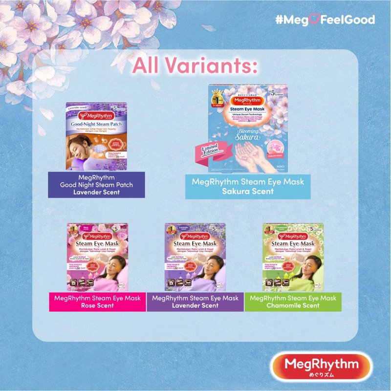 Kao megrhythm Steam Eye Mask  (BOX)