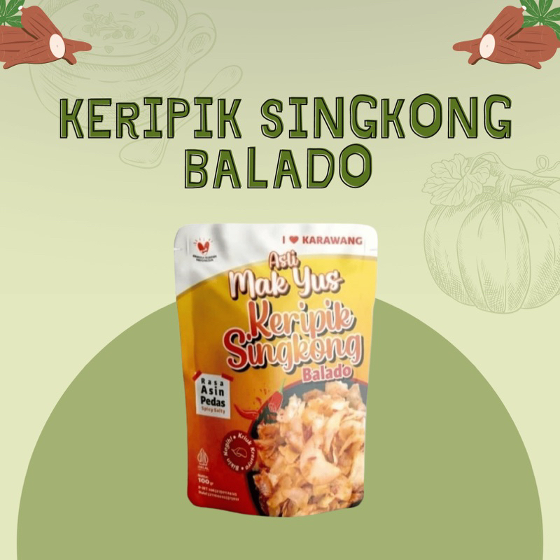 

Keripik Singkong Balado MakYus Renyah dan Tanpa Pengawet