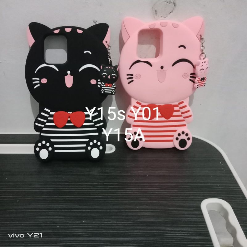 Vivo   Y16 Y15s Y01 Y15a Case Karakter Mimi Cat vir