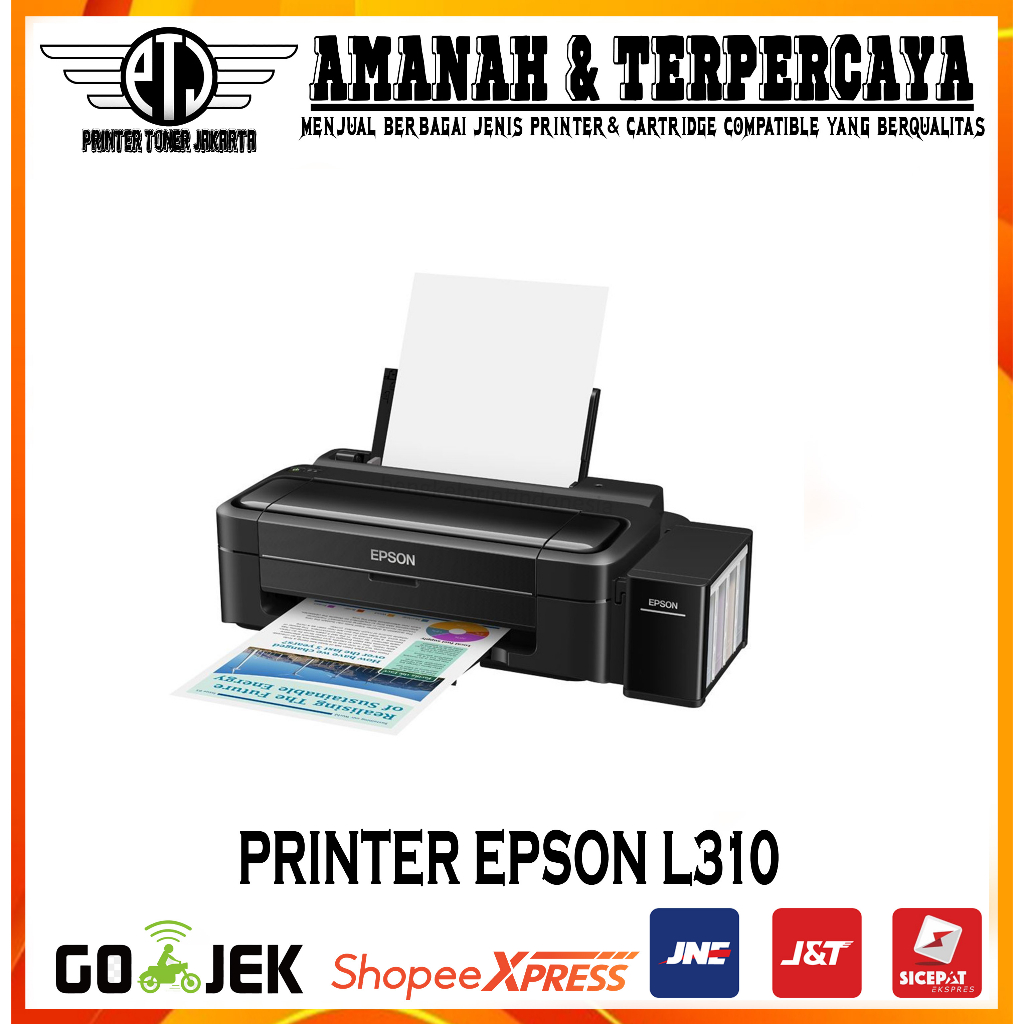 printer epson l310 bekas siap pakai