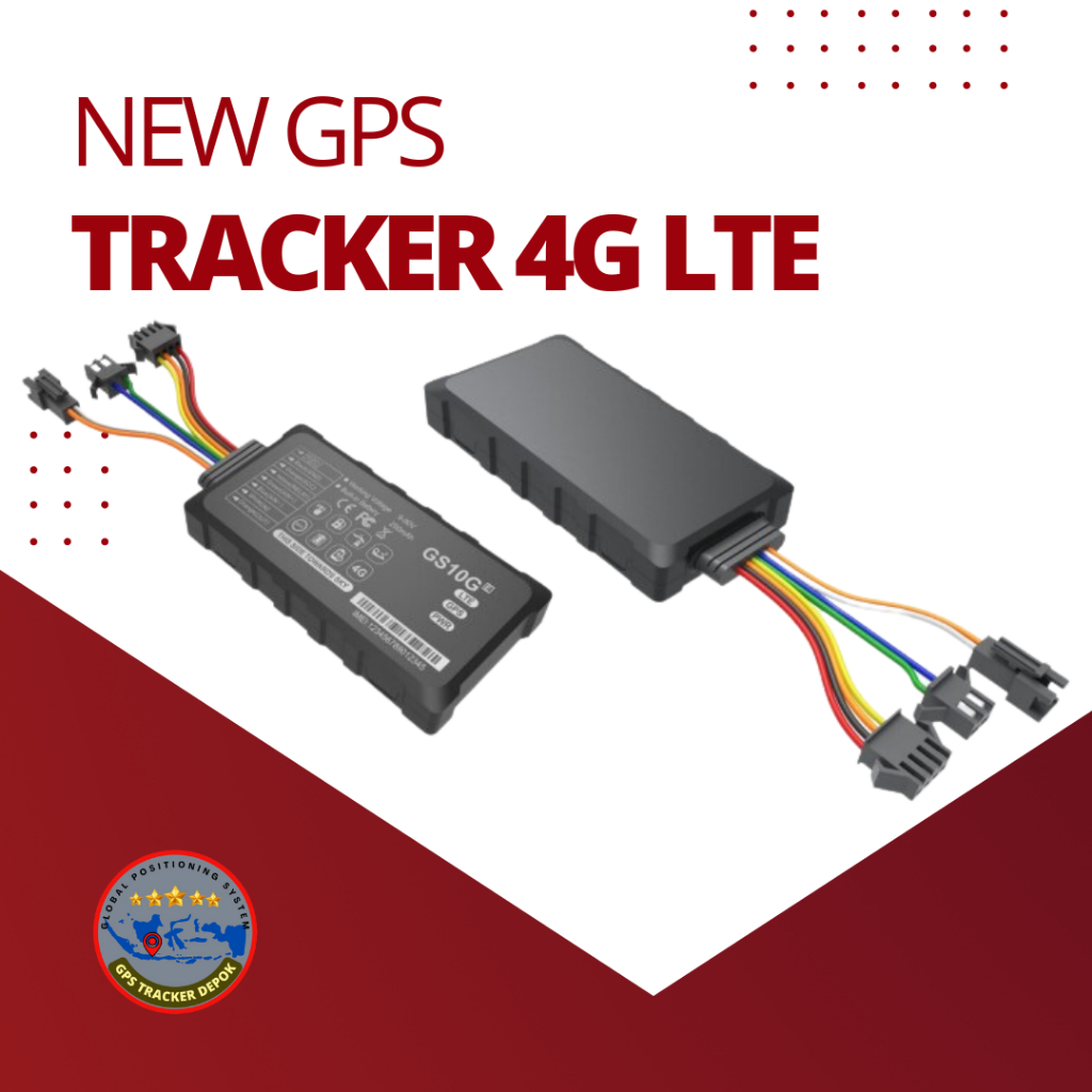 GPS Tracker Terbaru dengan Koneksi 4G Cepat dan Handal tipe GS10G gratis server dan kartu gps