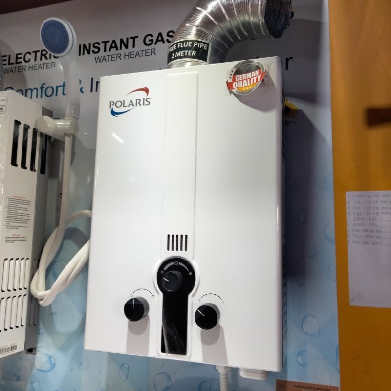 Pemanas air gas / water heater gas / pemanas air gas polaris JSD105EL
