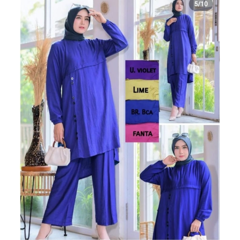 MARIANA SET JUMBO//SET LONG TUNIK JUMBO//MARIANA SETLONG TUNIK//SETELAN JUMBO