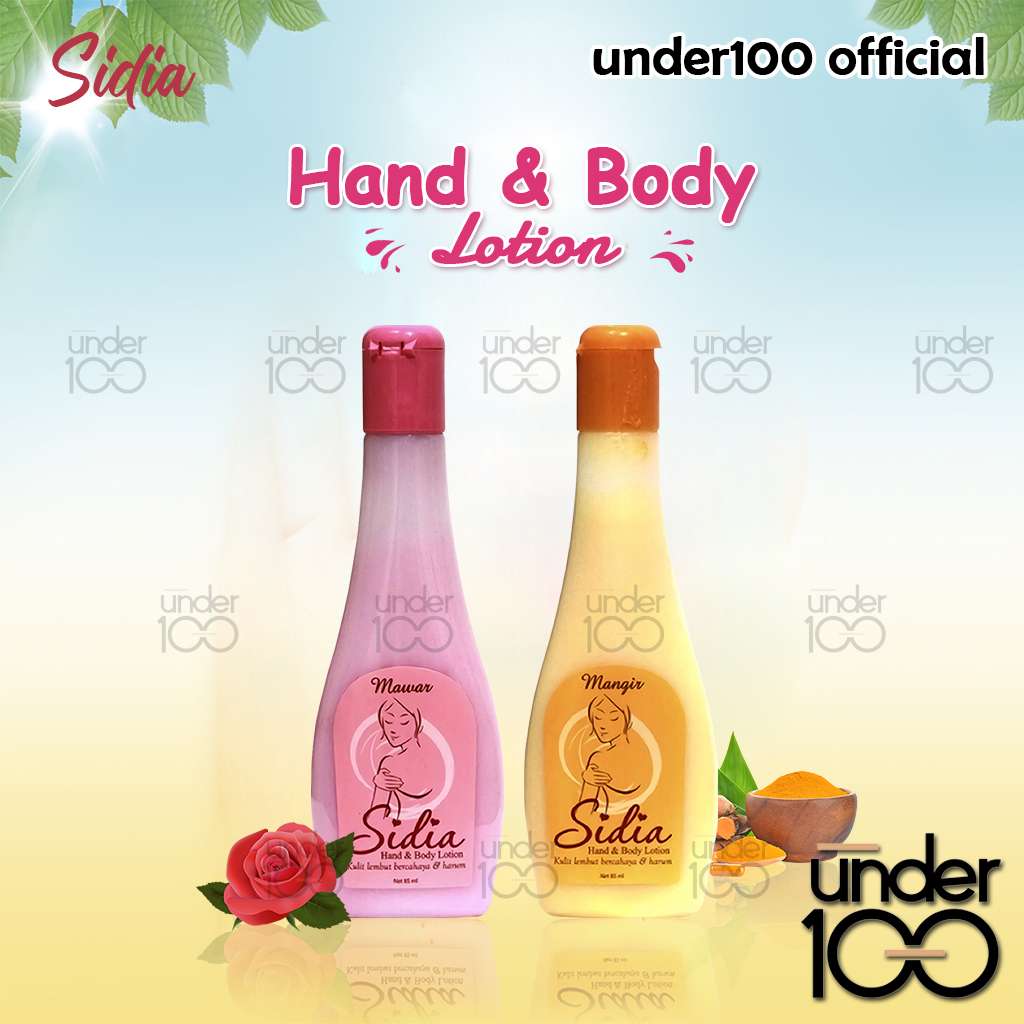 ❤ Under100 ❤ SIDIA Hand And Body Lotion Mangir 85ml 1 pack isi 6 Pcs HALAL BPOM