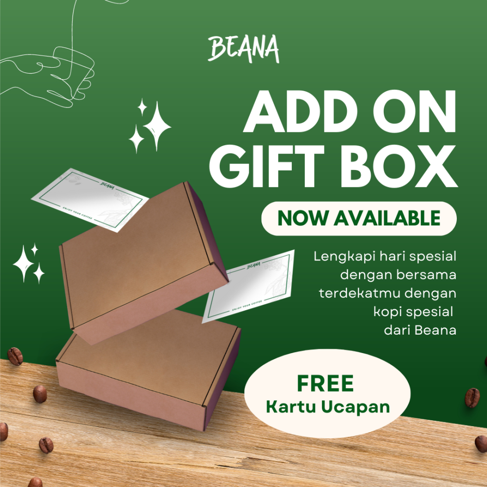 

Add On Greeting Card + Gift Box | Kartu Ucapan dan Box Hampers - Beana Roastery Semarang