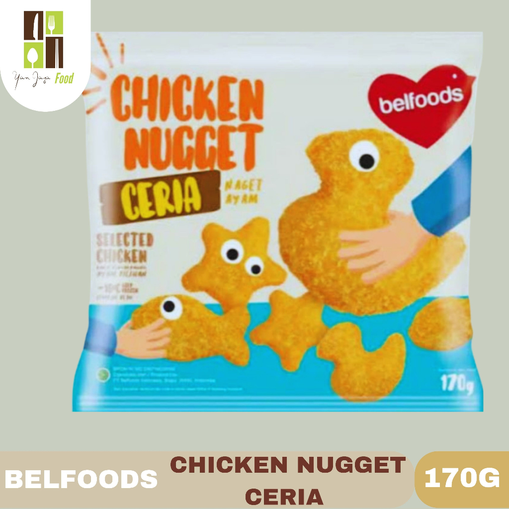 Belfoods Chicken Nugget /Naget Ayam / Chicken Nugget Ceria 170g