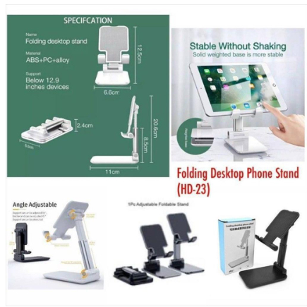 Phone Holder Stand | Phone Holder Meja |  Dudukan Hp Standing Meja Flexible