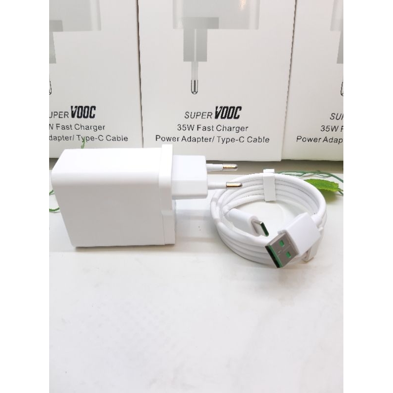 Charger Oppo 35W Fast Charger Type C Super VOOC Original