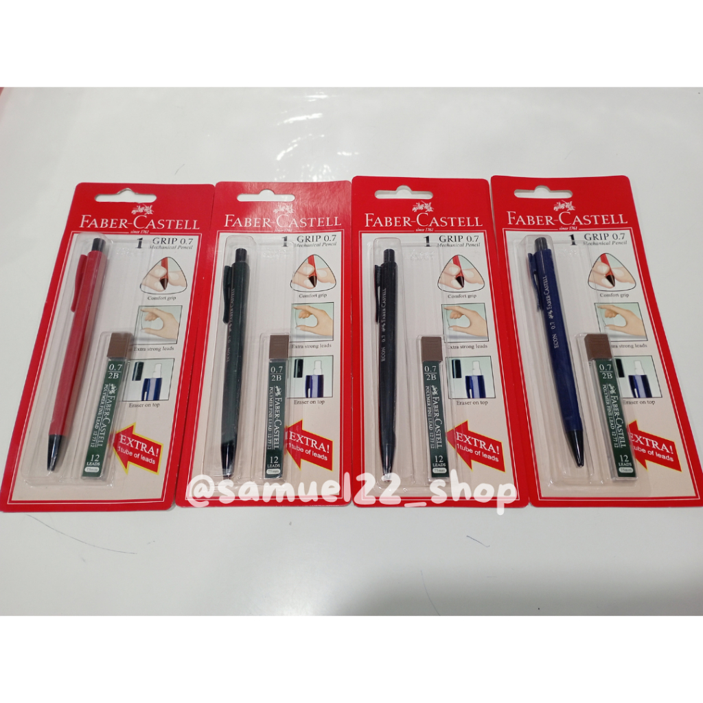 

Pensil Mekanik / Mechanical Pencil Faber Castell Grip 0.7 mm ECON + Refill