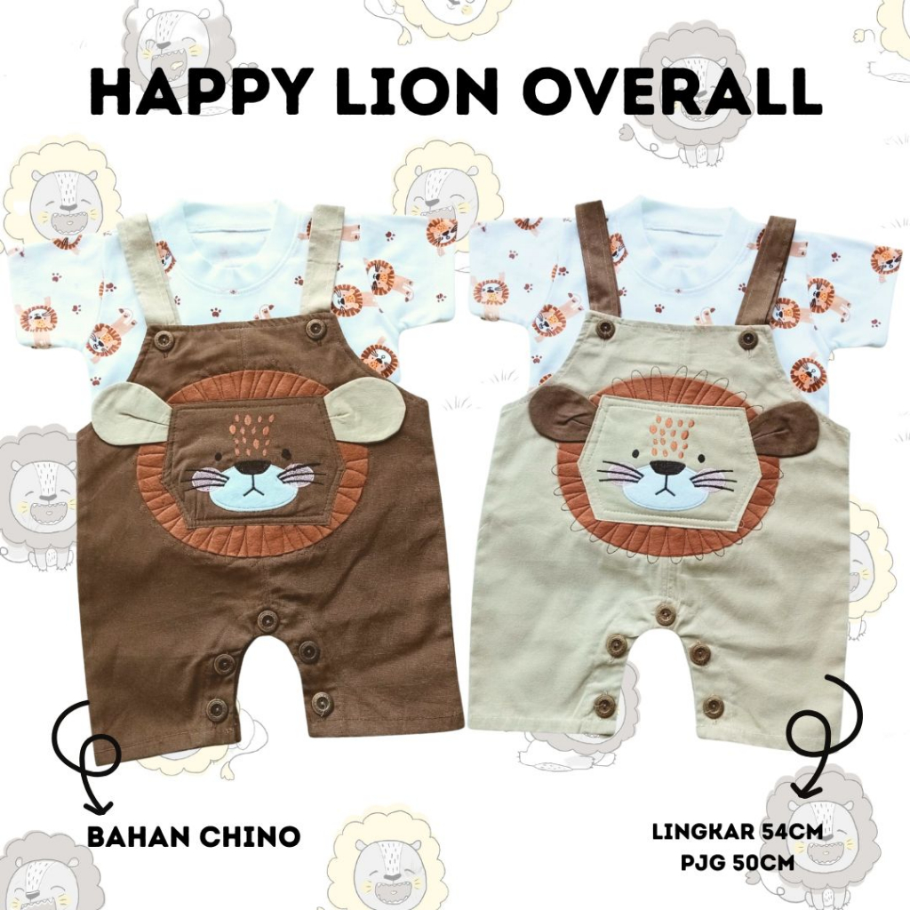 GROSIR HAPPY LION OVERALL