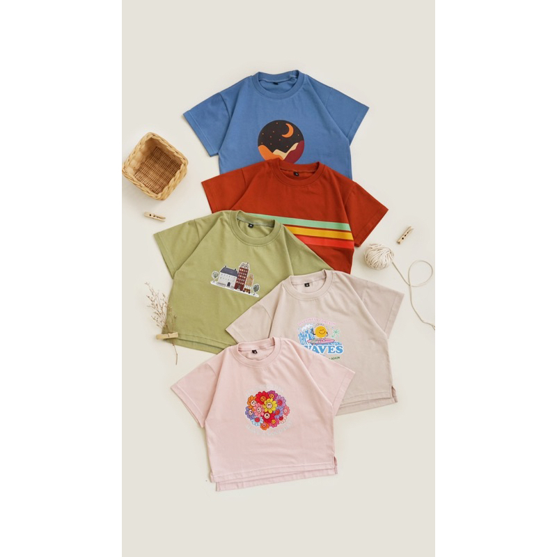 RACHIDKIDS / KAOS OVERSIZE ANAK / RETRO OVERSIZE TEE