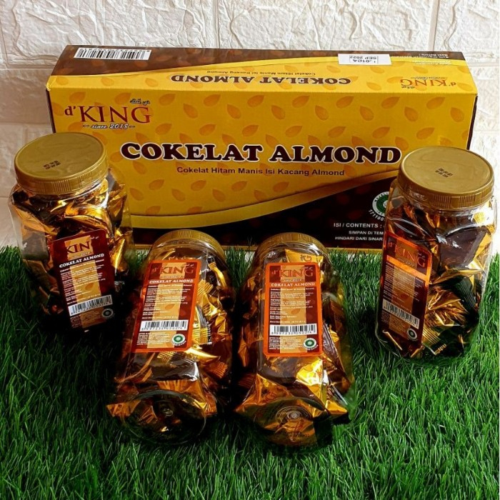Cokelat Kacang Almond Bonibol D'King