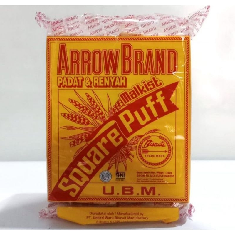 

UBM biskuit gabin arrow brand manis dan asin