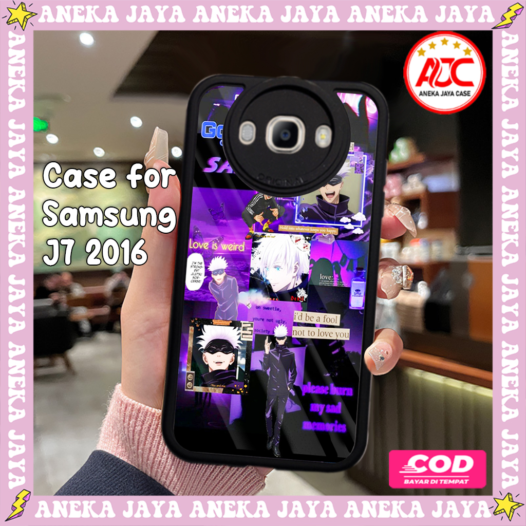 Casing Hp Samsung J7 2016 Case Motif ANIME GOJO Casing Terbaru Case Karakter Lucu Casing Lucu Case A