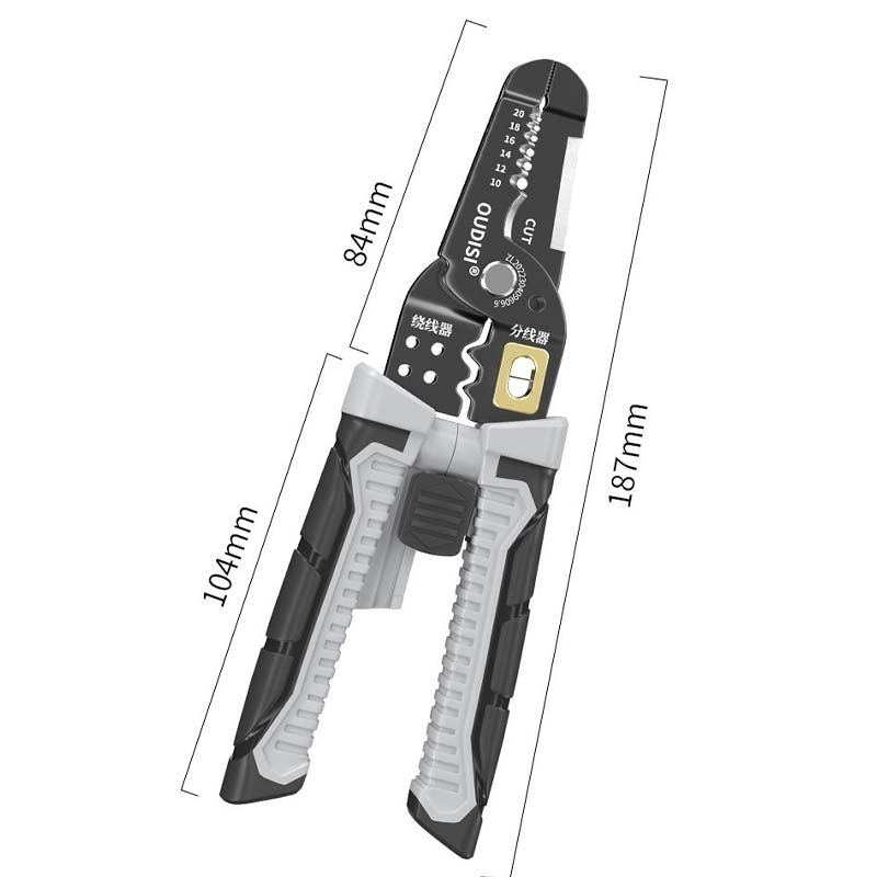 Alat 10in1 Tangan Kabel Stripper Listrik Pemotong Multifungsi Tang Tukang Tools Tang Press Kabel Skun Krimping