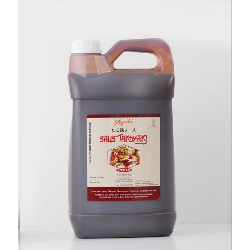 

Saus Takoyaki 6KG PEDAS (1 jerigen)