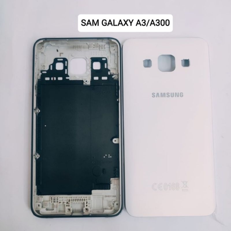 BACK COVER / TUTUP BELAKANG + HOUSING SAMSUNG A300 / A3 2015 / SM-A300F FULLSET