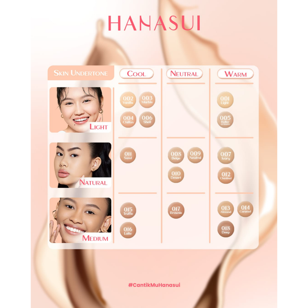 Hanasui Perfect Stay Foundation 25gr