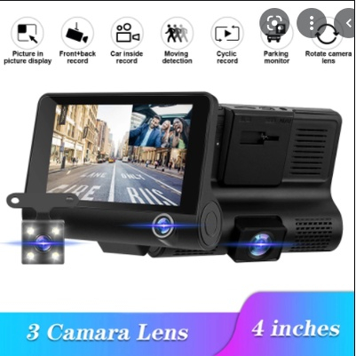 KAMERA MOBIL DEPAN BELAKANG CCTV DASHCAM DASH CAM MOBIL CAMERA CAR CAMCORDER DASHBOARD RECORDER JS158