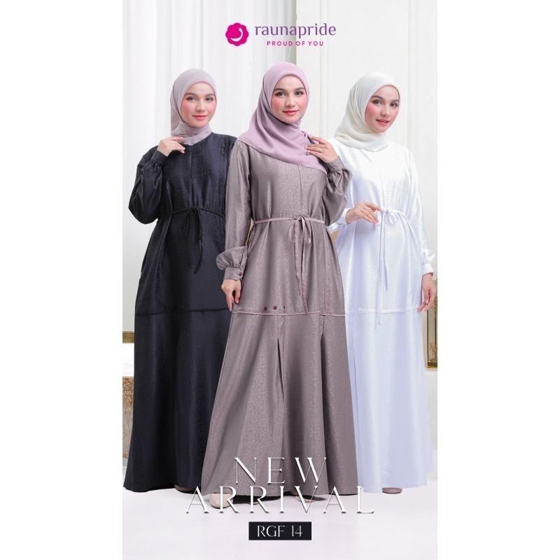 RAUNA GAMIS RGF 14 | RAUNA GAMIS JACGUARD | RAUNA GAMIS OOTD | RAUNA GAMIS MURAH
