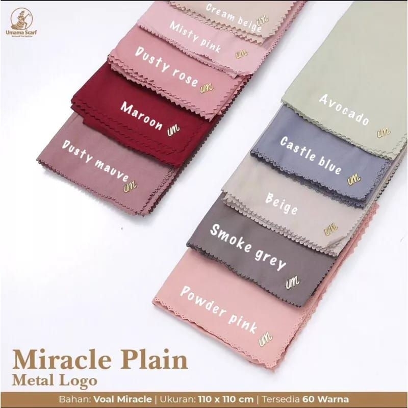 (SEGIEMPAT UMAMA MIRACLE PLAIN PART 2) •segiempat polos•segiempat lc